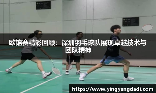 欧锦赛精彩回顾：深圳羽毛球队展现卓越技术与团队精神